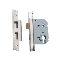 Tradco 6175 Rebated Euro Lock Satin Nickel 57mm