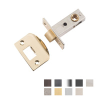 Tradco Tube Latch Striker Split Cam Rumbled Nickel - Available In Various Sizes