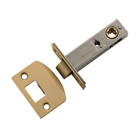 Tradco Split Cam Tube Latch 60mm Satin Brass 6225