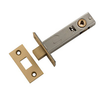 Tradco Privacy Bolt 70m Satin Brass 6241