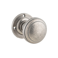 *WSL DISCONTINUED* Tradco Milton Knob on Rose Rumbled Nickel 57mm 6366