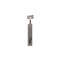 *WSL DISCONTINUED* Tradco Reverse Barrel Bolt Rumbled Nickel 150mm 6422