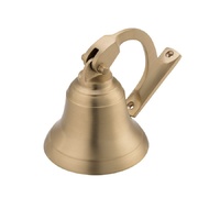 Restocking Soon: ETA End May - Tradco Ship's Bell Satin Brass 100mm 6681