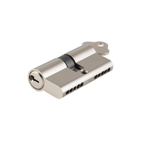 Tradco Dual Function 5 Pin Key/Key Euro Cylinder Polished Nickel 100mm 8588