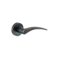 *WSL DISCONTINUED* Tradco 9222 Oxford Door Lever on Rose Antique Copper