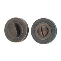 Iver Oval Privacy Turn Round Signature Brass 52mm 9311
