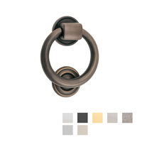 Iver Ring Door Knocker Rear Fix - Available in Various Finishes