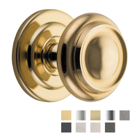 Iver Sarlat Centre Door Knob 107mm x 100mm - Available in Various Finishes