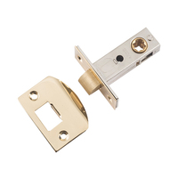 Tradco Split Cam Tube Latch Polished Brass - Available in Various Sizes