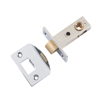 Tradco Split Cam Tube Latch Chrome Plate - Available in Various Sizes