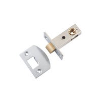 Tradco Split Cam Tube Latch Satin Chrome - Available in Various Sizes