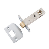 Tradco Split Cam Tube Latch 60mm Satin Chrome 9583