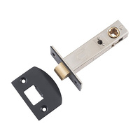 Tradco Split Cam Tube Latch 70mm Matt Black 9587