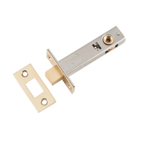 Tradco Privacy Bolt Polished Brass 70mm 9590