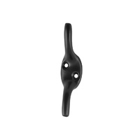 Tradco 9683 Cleat Cord Hook Matte Black 75x20mm