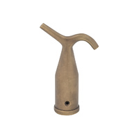 Tradco 9717 Pole Hook Antique Brass 100mm