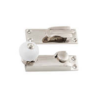 Tradco 9790 Sash Fastener Porcelain Ball Polished Nickel