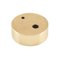 Tradco Oval Door Stop Spacer 15mm Polished Brass 9843