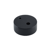 Restocking Soon: ETA Early July - Tradco Oval Door Stop Spacer 15mm Matt Black 9846