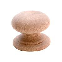 Tradco KSC1 Cedar / Mahogany Woodscrew Knob 54mm