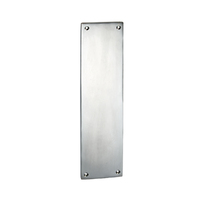 *WSL DISCONTINUED* Tradco Push Plate Satin Chrome 240x60mm TD1289
