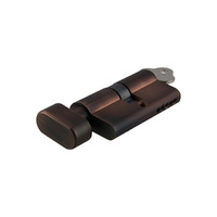 Tradco Euro Cylinder C4 Key Lock 5 Pin Key/Thumb Turn Antique Copper TD2051