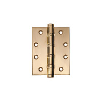 Tradco Ball Bearing Hinge 100x75mm Polished Brass TD2463