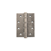 Tradco Ball Bearing Hinge 100x75mm Rumbled Nickel TD2513