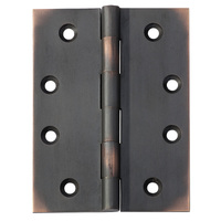 Tradco Fixed Pin Hinge Antique Copper 100mm x 75mm TD2573