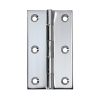 Tradco Fixed Pin Hinge 100x60mm Chrome Plated TD2672