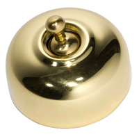 Tradco Traditional Switch Polished Brass TD5474