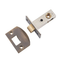 Tradco Split Cam Tube Latch 45mm Antique Brass TD9573