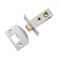 Tradco Split Cam Tube Latch 45mm Satin Chrome TD9582