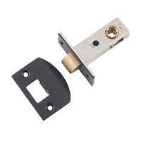 Tradco Split Cam Tube Latch 45mm Matt Black TD9585