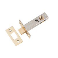 Tradco Privacy Bolt Polished Brass 60mm TD9589