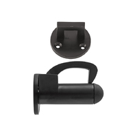 Tradco Hook Door Stop Matte Black 70x39mm TD9675