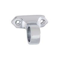 Tradco Sash Eye Offset Window Handle Chrome Plate 49x32mm TD9749