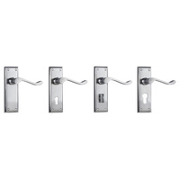 Tradco Camden Door Lever Handle on Rectangular Backplate - Customise to your needs