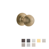 Iver Guildford Door Knob on Round Rose Concealed Fix