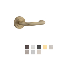 Iver Oslo Lever Door Handle On Round Rose