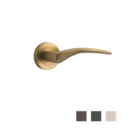 Iver Oxford Door Lever Handle on Round Rose