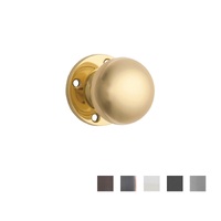 Tradco Retro Fit Mortice Knob on Round Rose - Available in Various Finishes