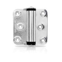 Trio BWL45BZ Spring Door Hinge Single Plated Blister 76x68x2mm Twin Pack