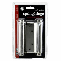 Trio Spring Door Hinge 100x50x2mm Self Close Double Action Nickel Plated BWL47NP