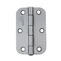 20x Trio Door Butt Radius Hinge TRB8916LPSC 89x58x1.6mm Satin Chrome