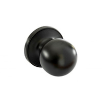 Trio Revive Builderlock Door Knob Dummy Half Set Matt Black WUK100BL