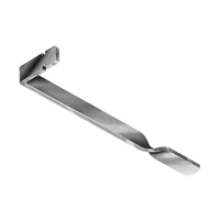 Elgate Gate Flat D-Latch Handle Only General Purpose Zinc Plated DLHF
