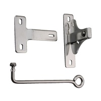 Elgate Gate Latch D-Latch Striker Handle General-Purpose Stainless Steel DLKSSC