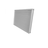 Zanda Door Vent Silver - Available in Various Sizes