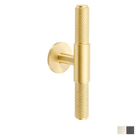 Zanda Zurich Knurled Cabinet T-Bar Handle - Available in Various Finishes